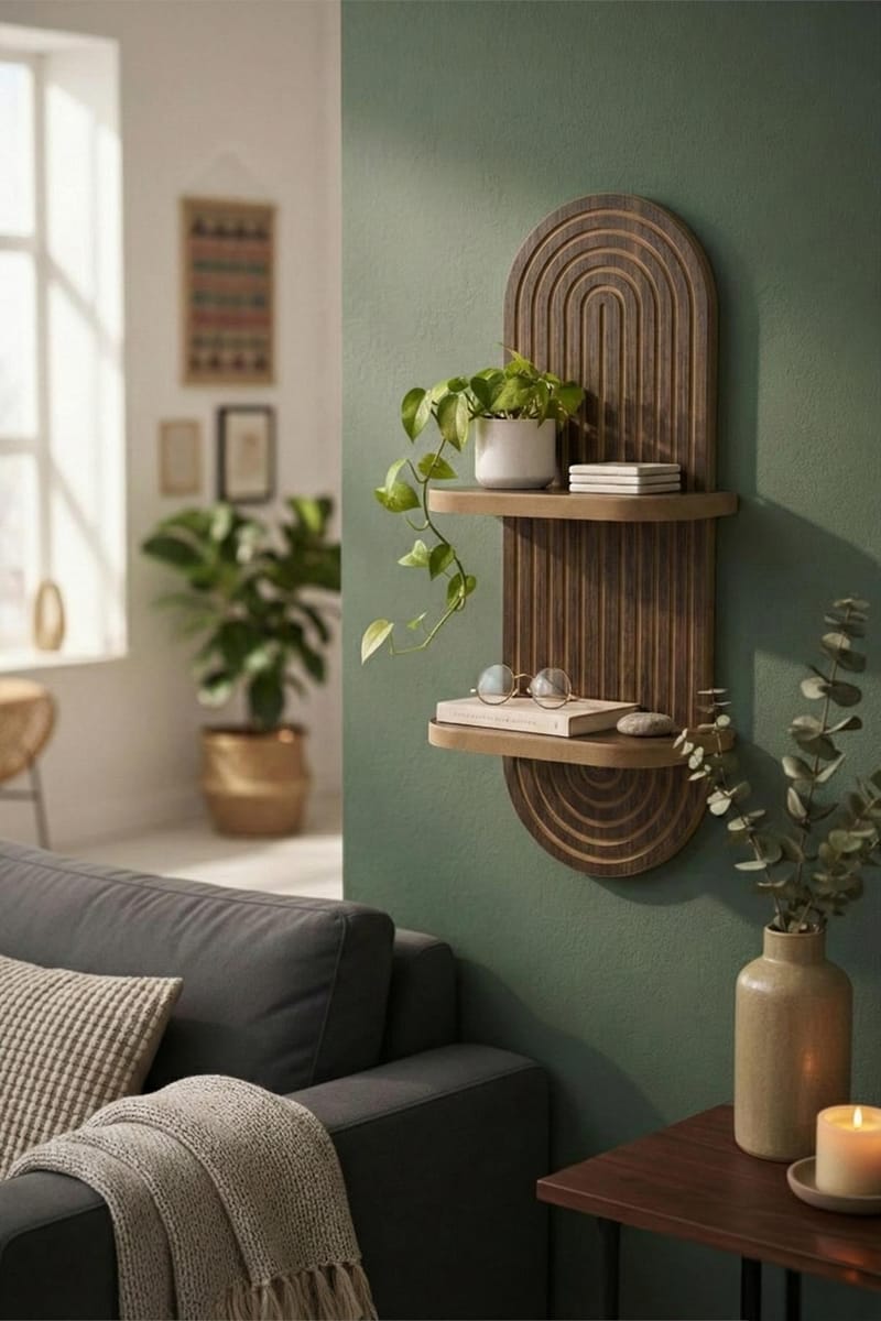 Savik seinähylly 26x35x13 cm - Wenge - Talo & remontointi - Keittiö & kylpyhuone - Keittiö & kodinhoitohuone - Keittiön sisustus - Keittiöhylly