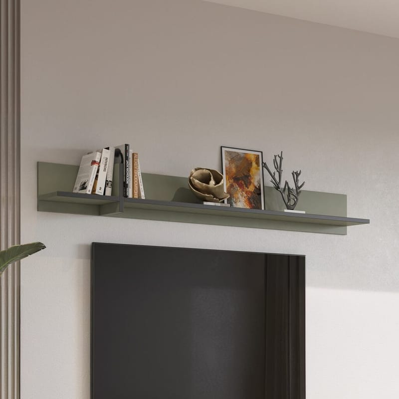 Seinähylly Cross - Vihreä - Talo & remontointi - Keittiö & kylpyhuone - Keittiö & kodinhoitohuone - Keittiön sisustus - Keittiöhylly