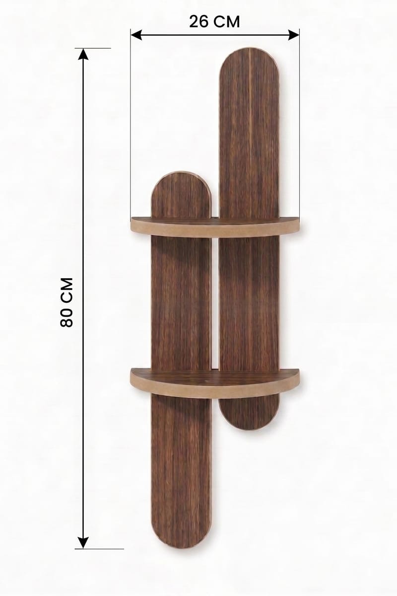 Seinähylly Homitis Armona Wall IV (26 x 80 x 13 cm) Wenge - Ruskea - Talo & remontointi - Keittiö & kylpyhuone - Keittiö & kodinhoitohuone - Keittiön sisustus - Keittiöhylly