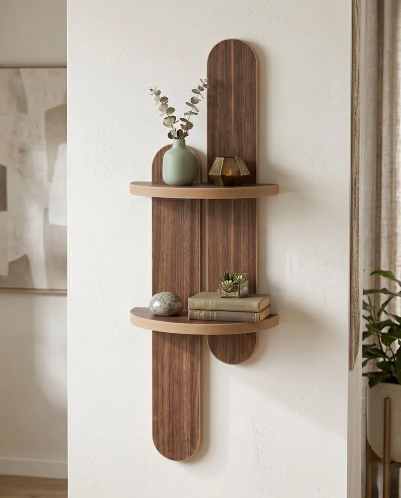 Seinähylly Homitis Armona Wall IV (26 x 80 x 13 cm) Wenge - Ruskea - Talo & remontointi - Keittiö & kylpyhuone - Keittiö & kodinhoitohuone - Keittiön sisustus - Keittiöhylly