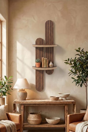 Seinähylly Homitis Armona Wall IV (26 x 80 x 13 cm) Wenge - Ruskea - Talo & remontointi - Keittiö & kylpyhuone - Keittiö & kodinhoitohuone - Keittiön sisustus - Keittiöhylly