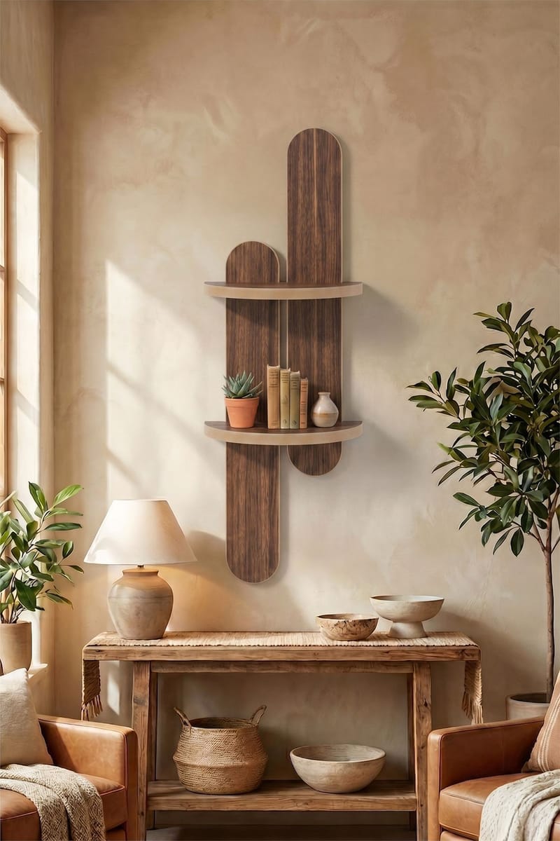 Seinähylly Homitis Armona Wall IV (26 x 80 x 13 cm) Wenge - Ruskea - Talo & remontointi - Keittiö & kylpyhuone - Keittiö & kodinhoitohuone - Keittiön sisustus - Keittiöhylly