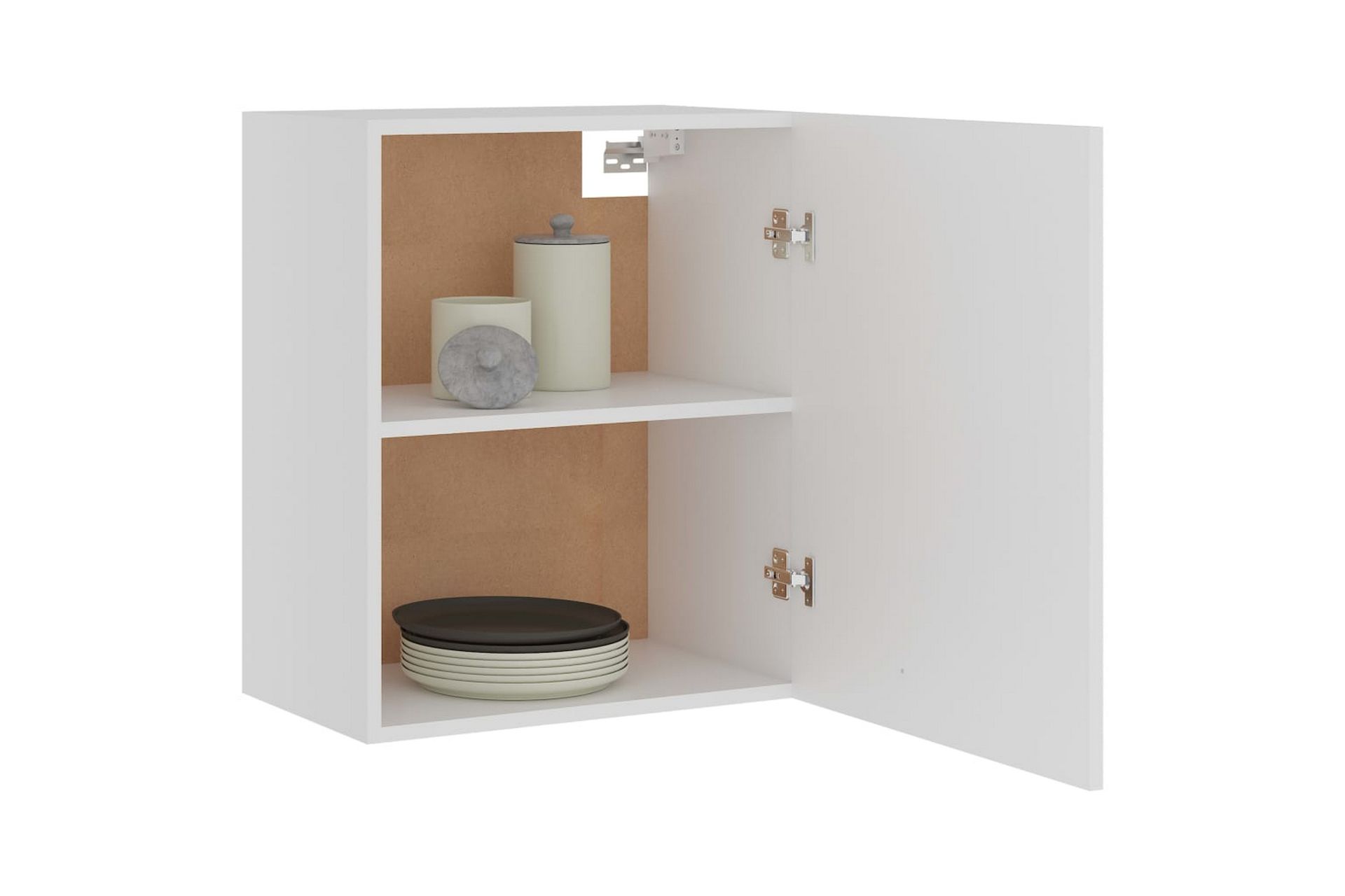 Seinäkaapit 2 kpl valkoinen 50x31x60 cm lastulevy - Valkoinen - Talo & remontointi - Keittiö & kylpyhuone - Keittiö & kodinhoitohuone - Keittiön sisustus - Keittiökaappi