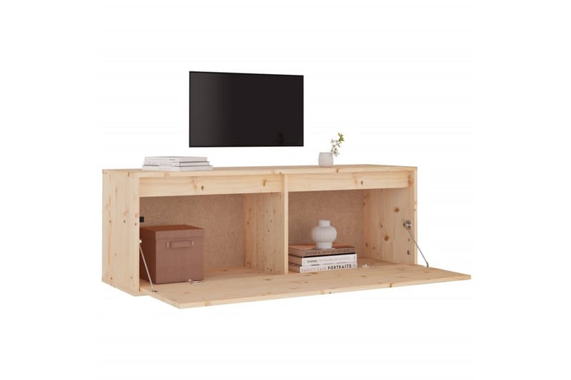 Seinäkaappi 100x30x35 cm täysi mänty - Ruskea - Talo & remontointi - Keittiö & kylpyhuone - Keittiö & kodinhoitohuone - Keittiön sisustus - Keittiöhylly