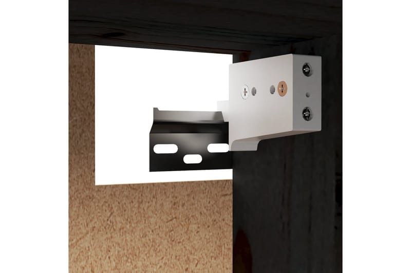 Seinäkaappi musta 60x30x35 cm täysi mänty - Musta - Talo & remontointi - Keittiö & kylpyhuone - Keittiö & kodinhoitohuone - Keittiön sisustus - Keittiöhylly