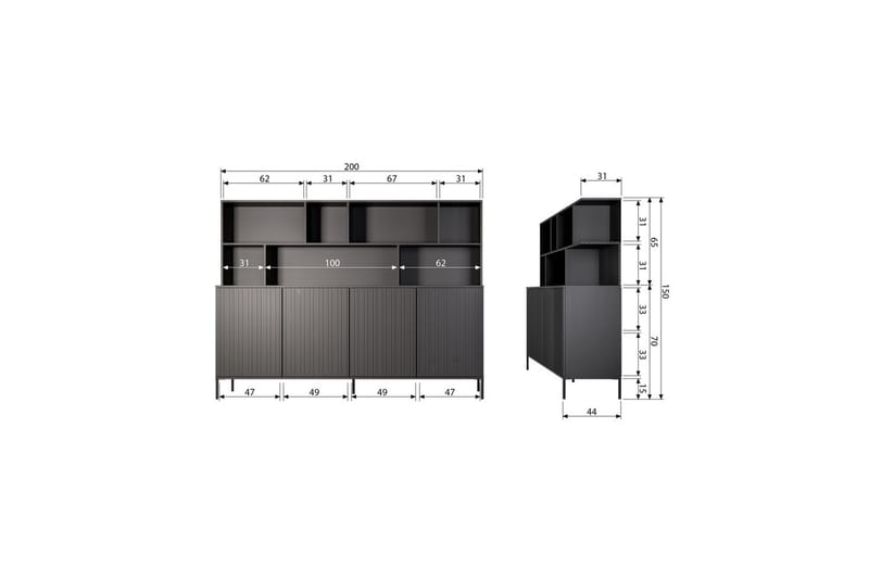 Seinäkaappi Uusi Gravure - Espresso - Talo & remontointi - Keittiö & kylpyhuone - Keittiö & kodinhoitohuone - Keittiön sisustus - Keittiökaappi