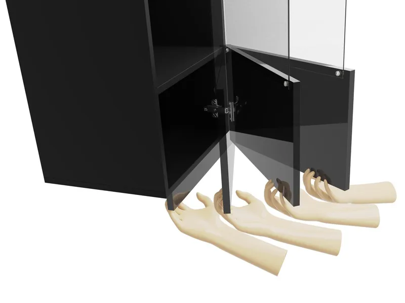 Tessan-seinäkaappi 45 cm - ruskea - Talo & remontointi - Keittiö & kylpyhuone - Kylpyhuone - Kylpyhuonekalusteet - Kylpyhuonekaapit