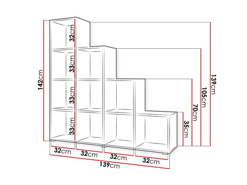 Triorana Hylly 139 cm - beige - Talo & remontointi - Keittiö & kylpyhuone - Keittiö & kodinhoitohuone - Keittiön sisustus - Keittiöhylly