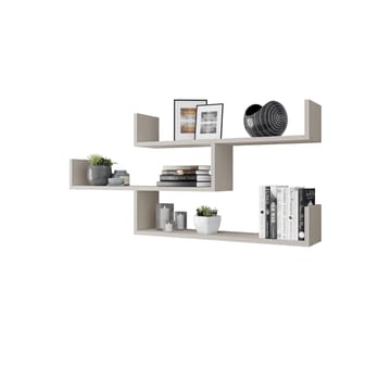 Triorana Seinähylly 119 cm - beige - Talo & remontointi - Keittiö & kylpyhuone - Keittiö & kodinhoitohuone - Keittiön sisustus - Keittiöhylly