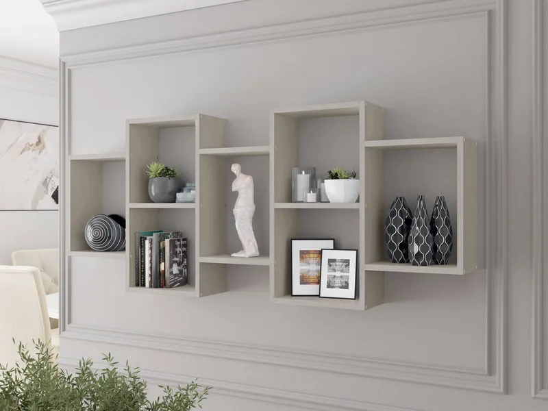 Triorana Seinähylly 161 cm - beige - Talo & remontointi - Keittiö & kylpyhuone - Keittiö & kodinhoitohuone - Keittiön sisustus - Keittiöhylly