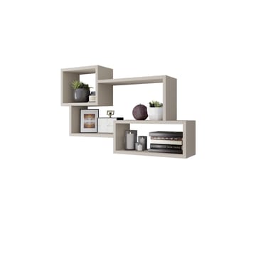 Triorana Seinähylly 87 cm - beige - Talo & remontointi - Keittiö & kylpyhuone - Keittiö & kodinhoitohuone - Keittiön sisustus - Keittiöhylly