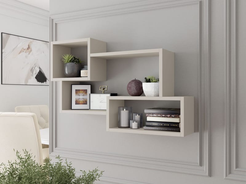 Triorana Seinähylly 87 cm - beige - Talo & remontointi - Keittiö & kylpyhuone - Keittiö & kodinhoitohuone - Keittiön sisustus - Keittiöhylly