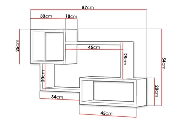 Triorana Seinähylly 87 cm - beige - Talo & remontointi - Keittiö & kylpyhuone - Keittiö & kodinhoitohuone - Keittiön sisustus - Keittiöhylly