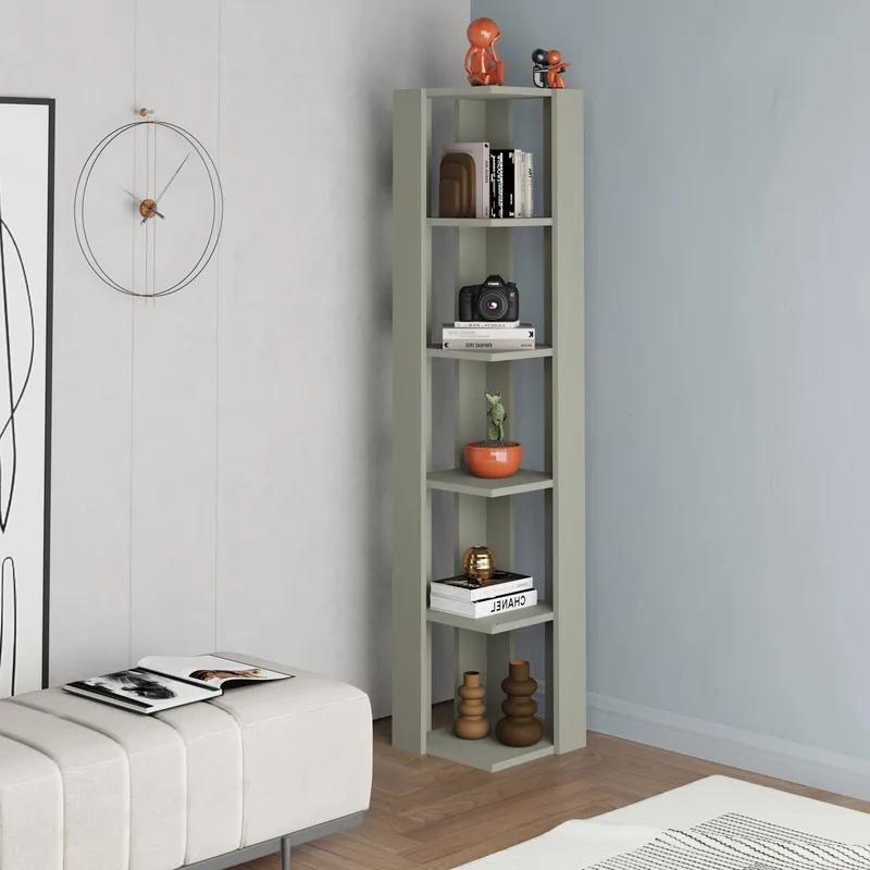 Verina Kirjahylly 161 cm - Ash Green - Talo & remontointi - Keittiö & kylpyhuone - Keittiö & kodinhoitohuone - Keittiön sisustus - Keittiöhylly