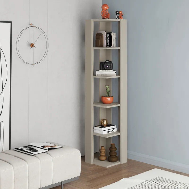 Verina Kirjahylly 161 cm - Sandstone - Talo & remontointi - Keittiö & kylpyhuone - Keittiö & kodinhoitohuone - Keittiön sisustus - Keittiöhylly