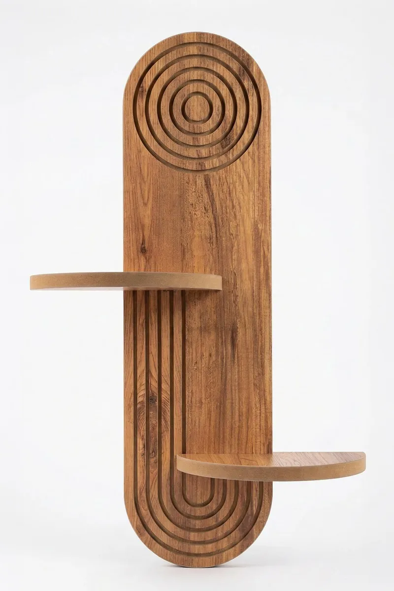 Virlin seinähylly 26x35x13 cm - Tammi - Talo & remontointi - Keittiö & kylpyhuone - Keittiö & kodinhoitohuone - Keittiön sisustus - Keittiöhylly