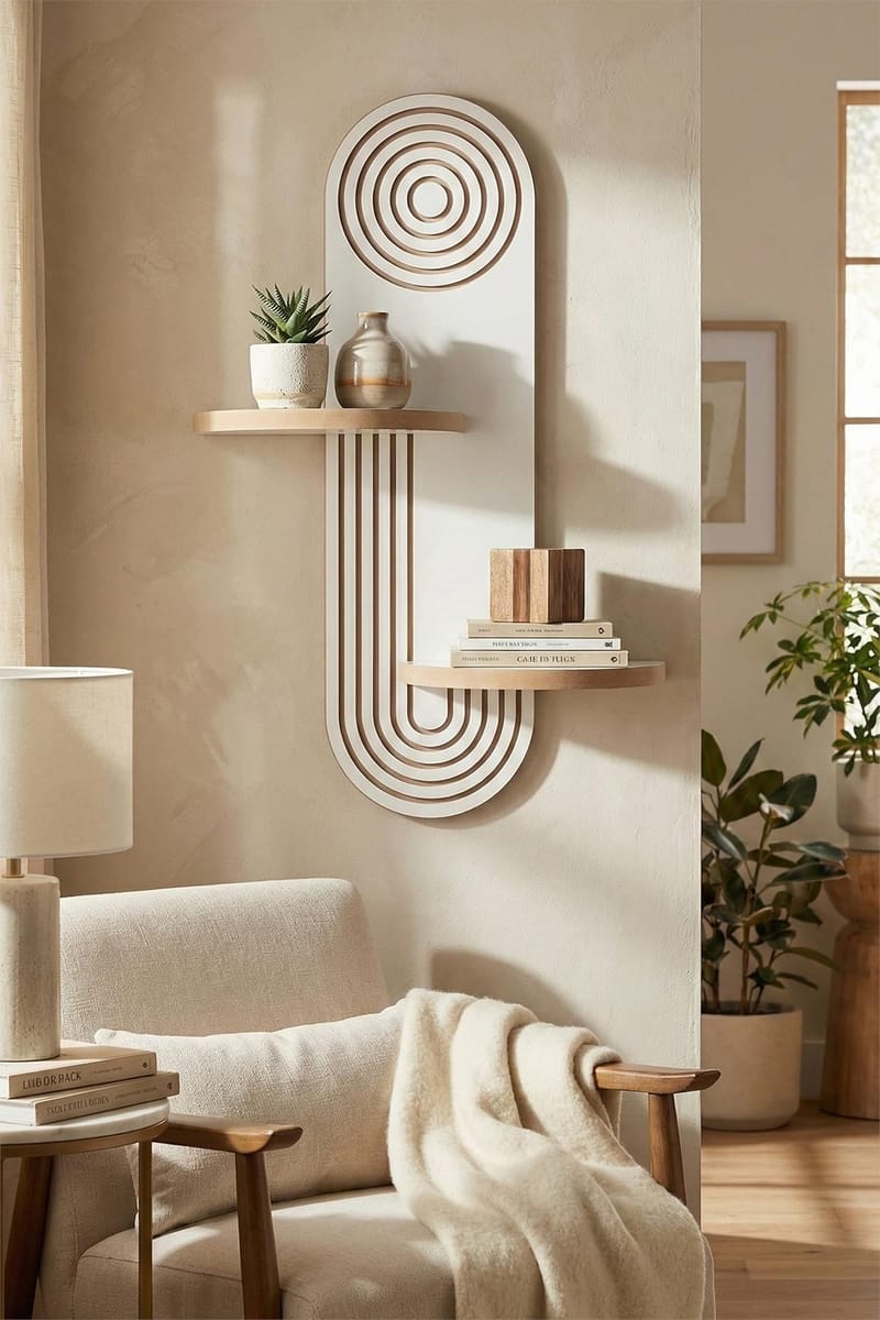 Virlin seinähylly 26x35x13 cm - Valkoinen - Talo & remontointi - Keittiö & kylpyhuone - Keittiö & kodinhoitohuone - Keittiön sisustus - Keittiöhylly