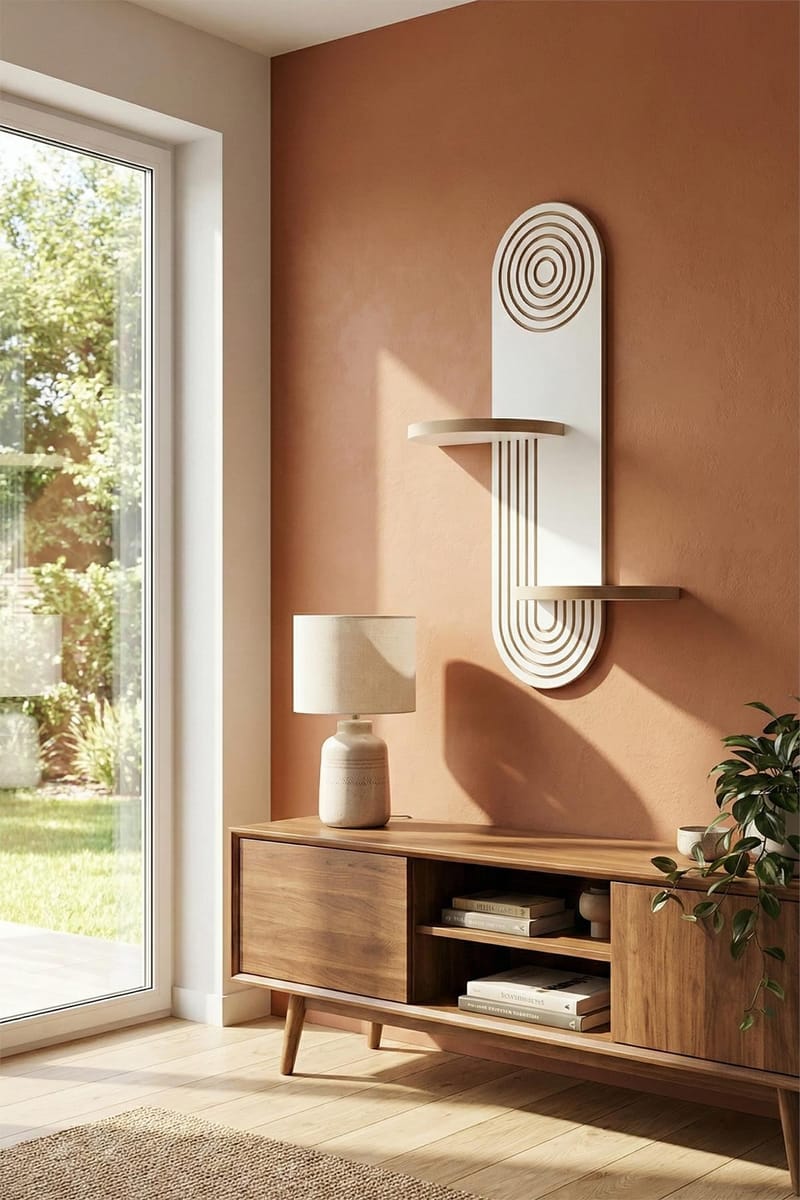 Virlin seinähylly 26x35x13 cm - Valkoinen - Talo & remontointi - Keittiö & kylpyhuone - Keittiö & kodinhoitohuone - Keittiön sisustus - Keittiöhylly