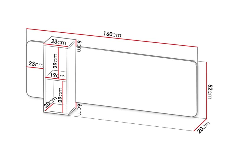 Zalricus Seinähylly 160 cm - Beige - Talo & remontointi - Keittiö & kylpyhuone - Keittiö & kodinhoitohuone - Keittiön sisustus - Keittiöhylly