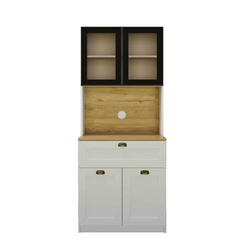 Kahvitaso Hanah Home Nero Solo 1600-225 (80 x 190 x 44 cm) valkoinen - Valkoinen - Talo & remontointi - Keittiö & kylpyhuone - Keittiö & kodinhoitohuone - Kodinhoitohuoneen sisustus - Pyykkikaappi