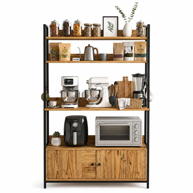 Keittiökaappi Hanah Home Sento (101 x 160 x 38 cm) Atlantic Pine, Atlantic Pine
