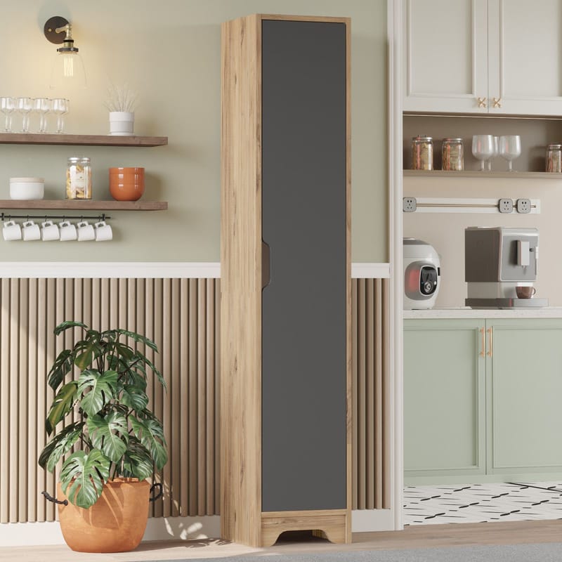 Multi Purpose Cabinet Homitis atlantinmänty antrasiitti - Talo & remontointi - Keittiö & kylpyhuone - Keittiö & kodinhoitohuone - Kodinhoitohuoneen sisustus - Pyykkikaappi