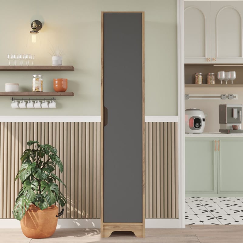 Multi Purpose Cabinet Homitis atlantinmänty antrasiitti - Talo & remontointi - Keittiö & kylpyhuone - Keittiö & kodinhoitohuone - Kodinhoitohuoneen sisustus - Pyykkikaappi