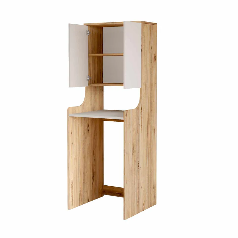 Pesukonekaappi Skye Decor Bren (64,8 x 181 x 33,8 cm) Atlantin mänty - Atlantic Pine - Talo & remontointi - Keittiö & kylpyhuone - Keittiö & kodinhoitohuone - Kodinhoitohuoneen sisustus - Pyykkikaappi
