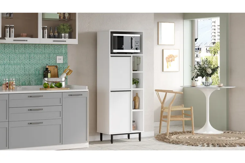 Korkea kaappi Liyakat, Valkoinen