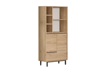 Korkea kaappi Liyakat - Pähkinä - Talo & remontointi - Keittiö & kylpyhuone - Keittiö & kodinhoitohuone - Kodinhoitohuoneen sisustus - Pyykkikaappi