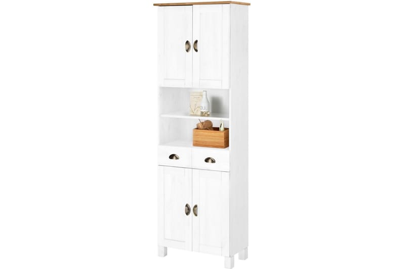 Korkeakaappi Mohaklina - Valkoinen - Talo & remontointi - Keittiö & kylpyhuone - Keittiö & kodinhoitohuone - Kodinhoitohuoneen sisustus - Pyykkikaappi