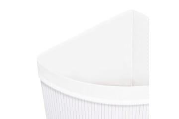 Bambu kulmapyykkikori valkoinen 60 l - Talo & remontointi - Keittiö & kylpyhuone - Keittiö & kodinhoitohuone - Kuivaus & pesutarvikkeet - Pyykkikori