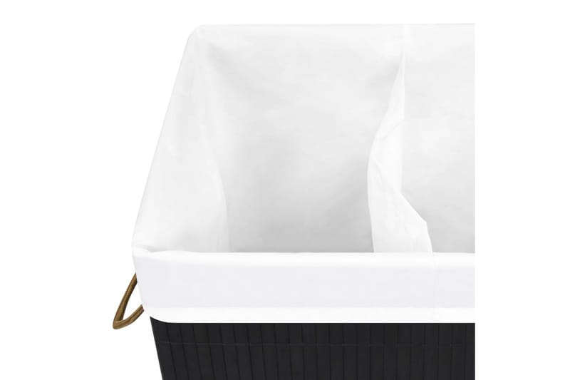 Bambu pyykkikori musta 72 l - Talo & remontointi - Keittiö & kylpyhuone - Keittiö & kodinhoitohuone - Kuivaus & pesutarvikkeet - Pyykkikori