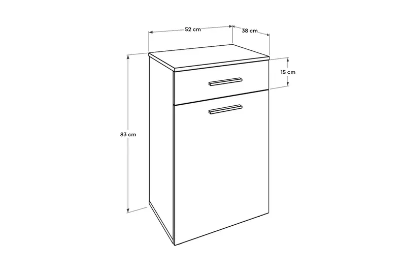 Lipasto Valkoinen Korkeakiilto - Talo & remontointi - Keittiö & kylpyhuone - Keittiö & kodinhoitohuone - Kuivaus & pesutarvikkeet - Pyykkikori