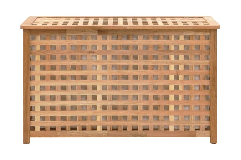 Pyykkiarkku 77,5x37,5x46,5 cm pähkinäpuu - Ruskea - Talo & remontointi - Keittiö & kylpyhuone - Keittiö & kodinhoitohuone - Kuivaus & pesutarvikkeet - Pyykkikori