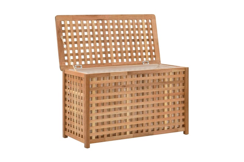 Pyykkiarkku 77,5x37,5x46,5 cm pähkinäpuu - Ruskea - Talo & remontointi - Keittiö & kylpyhuone - Keittiö & kodinhoitohuone - Kuivaus & pesutarvikkeet - Pyykkikori