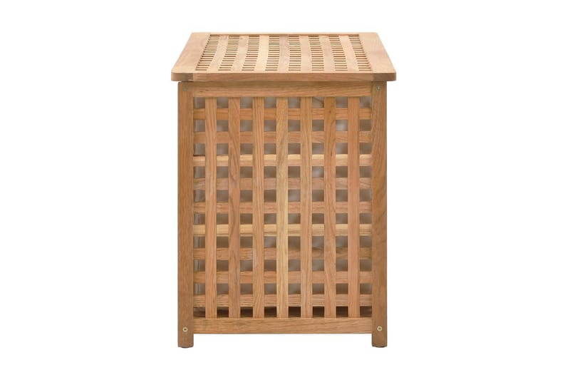 Pyykkiarkku 77,5x37,5x46,5 cm pähkinäpuu - Ruskea - Talo & remontointi - Keittiö & kylpyhuone - Keittiö & kodinhoitohuone - Kuivaus & pesutarvikkeet - Pyykkikori