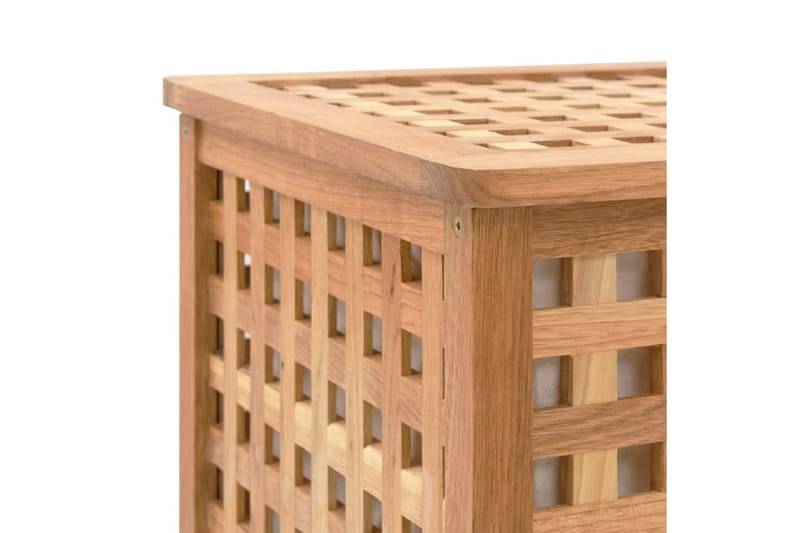 Pyykkiarkku 77,5x37,5x46,5 cm pähkinäpuu - Ruskea - Talo & remontointi - Keittiö & kylpyhuone - Keittiö & kodinhoitohuone - Kuivaus & pesutarvikkeet - Pyykkikori