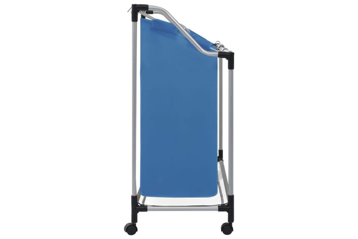 Pyykkikori 3 pussia sininen teräs - Sininen - Pyykkisäilytys - Kylpyhuonetarvikkeet - Pyykkikori