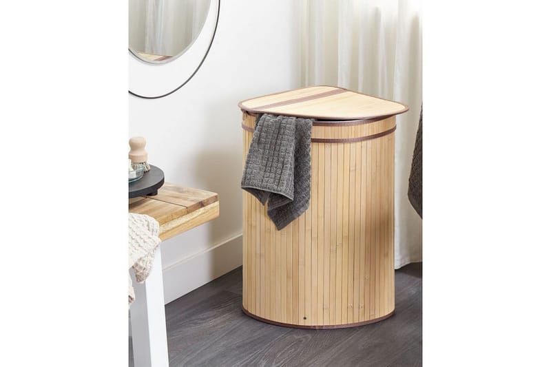 Pyykkikorit Badulla Vaalea puu - Vaalea puu - Talo & remontointi - Keittiö & kylpyhuone - Keittiö & kodinhoitohuone - Kuivaus & pesutarvikkeet - Pyykkikori