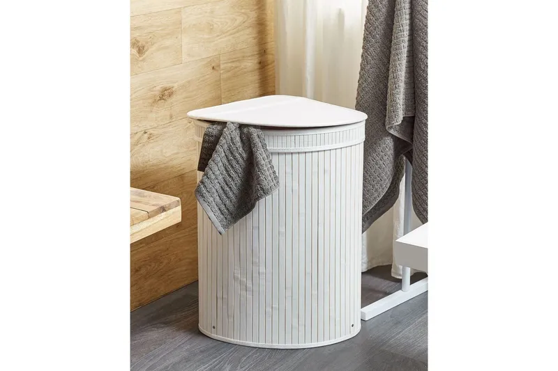 Pyykkikorit Badulla Valkoinen - Valkoinen - Talo & remontointi - Keittiö & kylpyhuone - Keittiö & kodinhoitohuone - Kuivaus & pesutarvikkeet - Pyykkikori