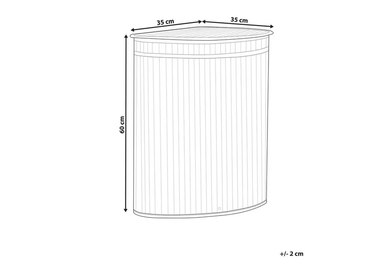 Pyykkikorit Badulla Valkoinen - Valkoinen - Talo & remontointi - Keittiö & kylpyhuone - Keittiö & kodinhoitohuone - Kuivaus & pesutarvikkeet - Pyykkikori