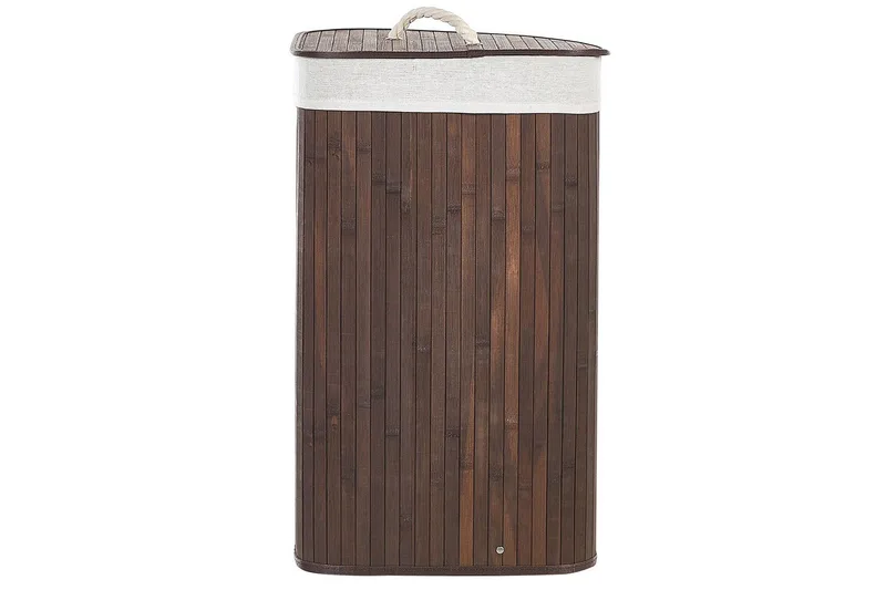 Pyykkikorit Matara Tumma puu/valkoinen - Tumma puu/valkoinen - Talo & remontointi - Keittiö & kylpyhuone - Keittiö & kodinhoitohuone - Kuivaus & pesutarvikkeet - Pyykkikori