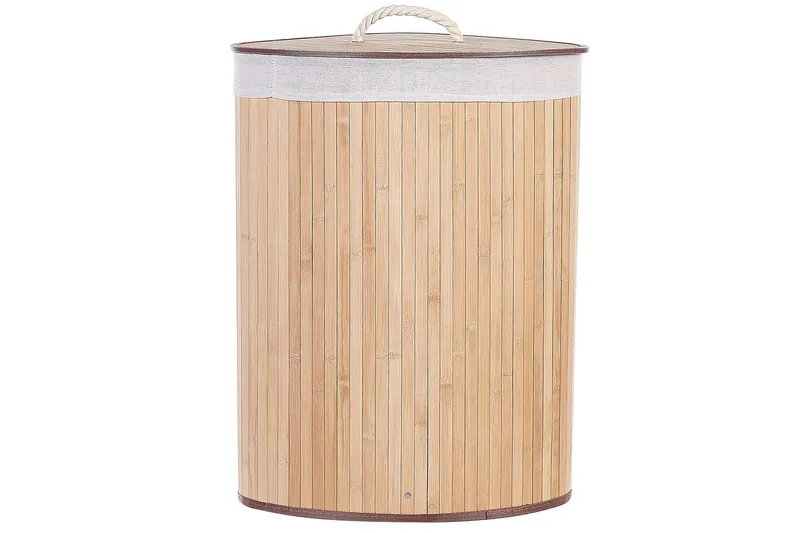 Pyykkikorit Matara Vaalea puu/valkoinen - Vaalea puu/valkoinen - Talo & remontointi - Keittiö & kylpyhuone - Keittiö & kodinhoitohuone - Kuivaus & pesutarvikkeet - Pyykkikori