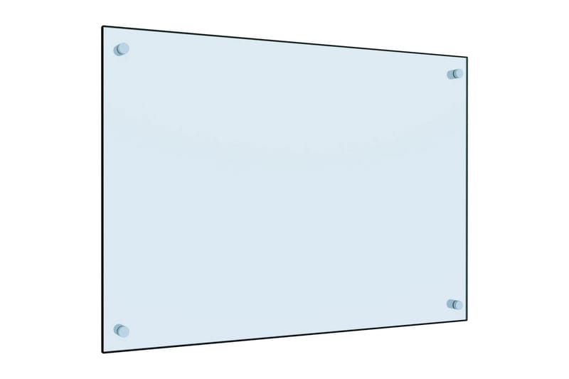 Keittiön roiskesuoja valkoinen 70x50 cm karkaistu lasi - Valkoinen - Talo & remontointi - Keittiö & kylpyhuone - Keittiö & kodinhoitohuone - Työtaso & keittiötaso