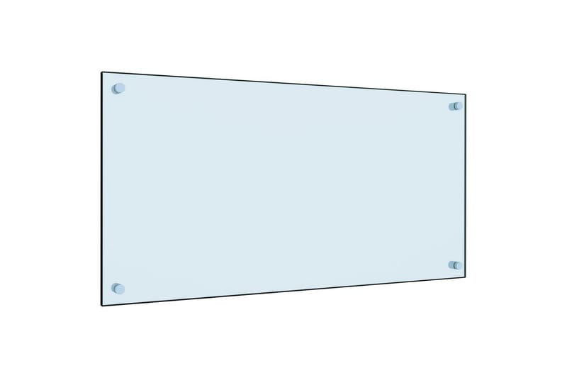 Keittiön roiskesuoja valkoinen 80x40 cm karkaistu lasi - Valkoinen - Talo & remontointi - Keittiö & kylpyhuone - Keittiö & kodinhoitohuone - Työtaso & keittiötaso