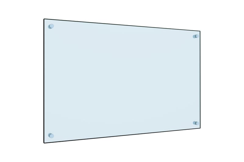 Keittiön roiskesuoja valkoinen 80x50 cm karkaistu lasi - Valkoinen - Talo & remontointi - Keittiö & kylpyhuone - Keittiö & kodinhoitohuone - Työtaso & keittiötaso