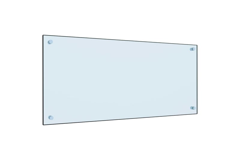 Keittiön roiskesuoja valkoinen 90x40 cm karkaistu lasi - Valkoinen - Talo & remontointi - Keittiö & kylpyhuone - Keittiö & kodinhoitohuone - Työtaso & keittiötaso