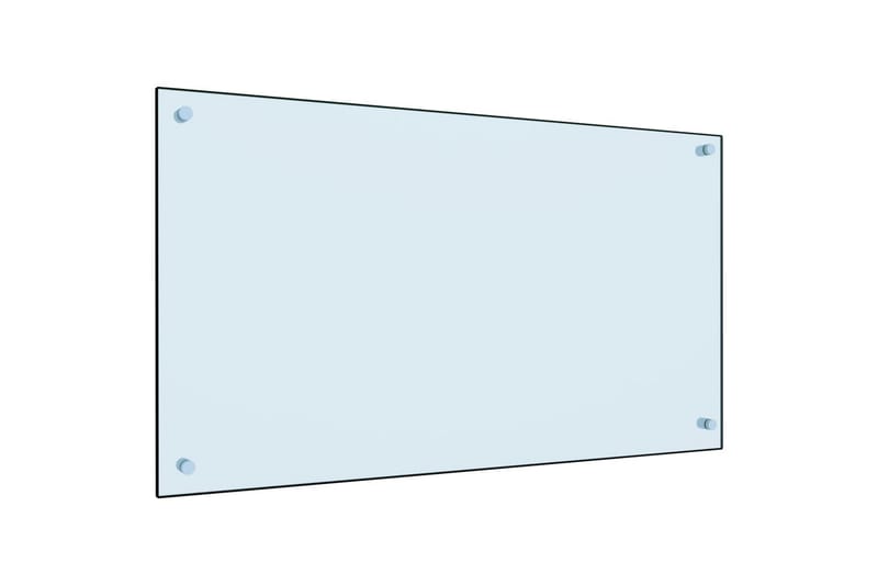 Keittiön roiskesuoja valkoinen 90x50 cm karkaistu lasi - Valkoinen - Talo & remontointi - Keittiö & kylpyhuone - Keittiö & kodinhoitohuone - Työtaso & keittiötaso
