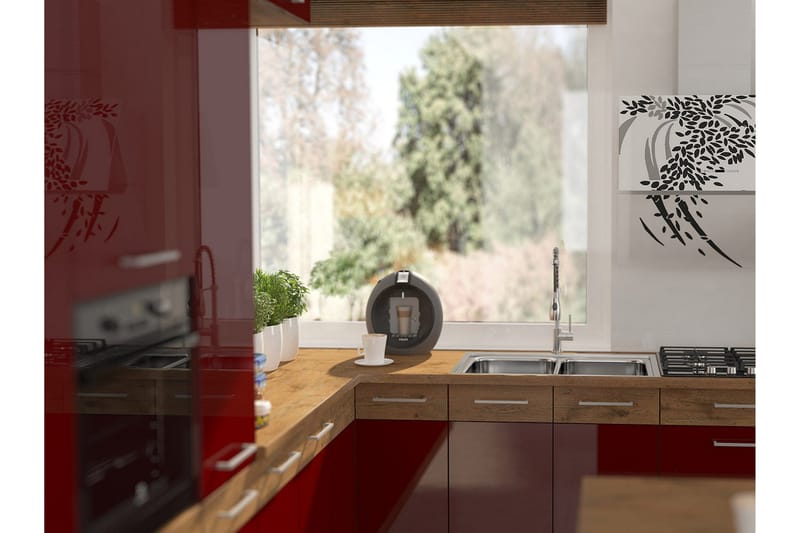 Pöytälevy 130cm - Ruskea - Talo & remontointi - Keittiö & kylpyhuone - Keittiö & kodinhoitohuone - Työtaso & keittiötaso